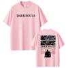 Hot Game Dark Souls Graphic T Shirt Mens Vintage Fashion Cotton Short Sleeve Tshirts Unisex Harajuku Gothic Clothing Tshirt