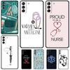 Медицинский Врач Медсестра Чехол Для Samsung Galaxy S24 S23 S22 S21 Plus Ultra Note 20 S9 S10 Note 10 S20 S21 FE Чехол