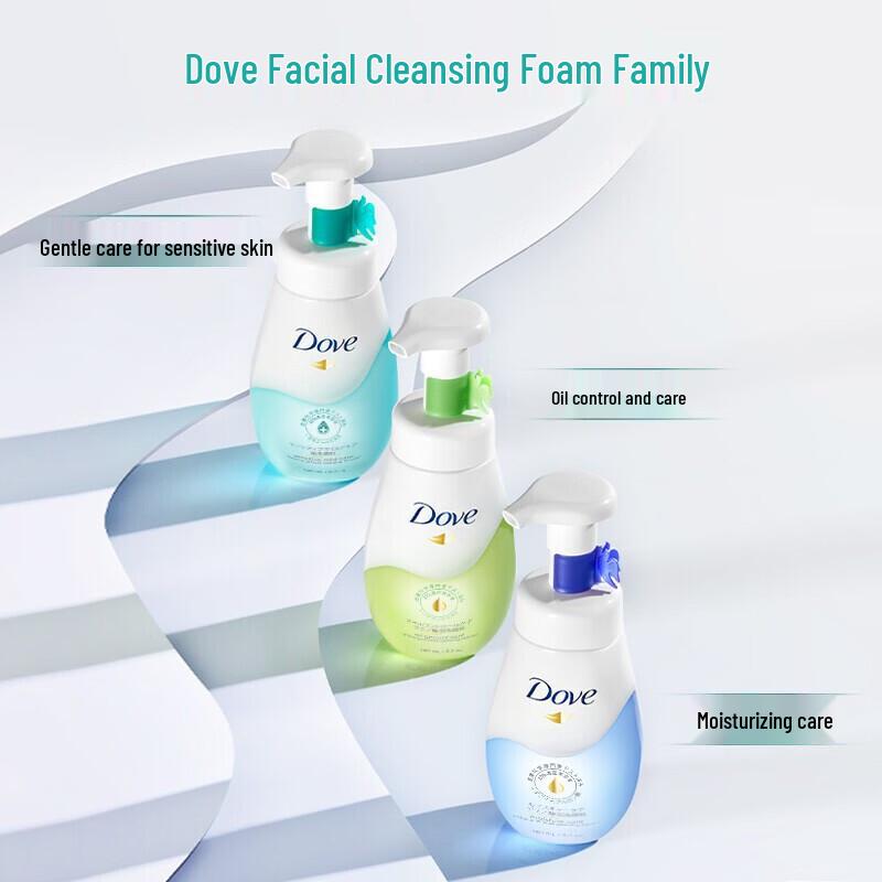 DOVE Мягкая очищающая пенка для контроля жирности