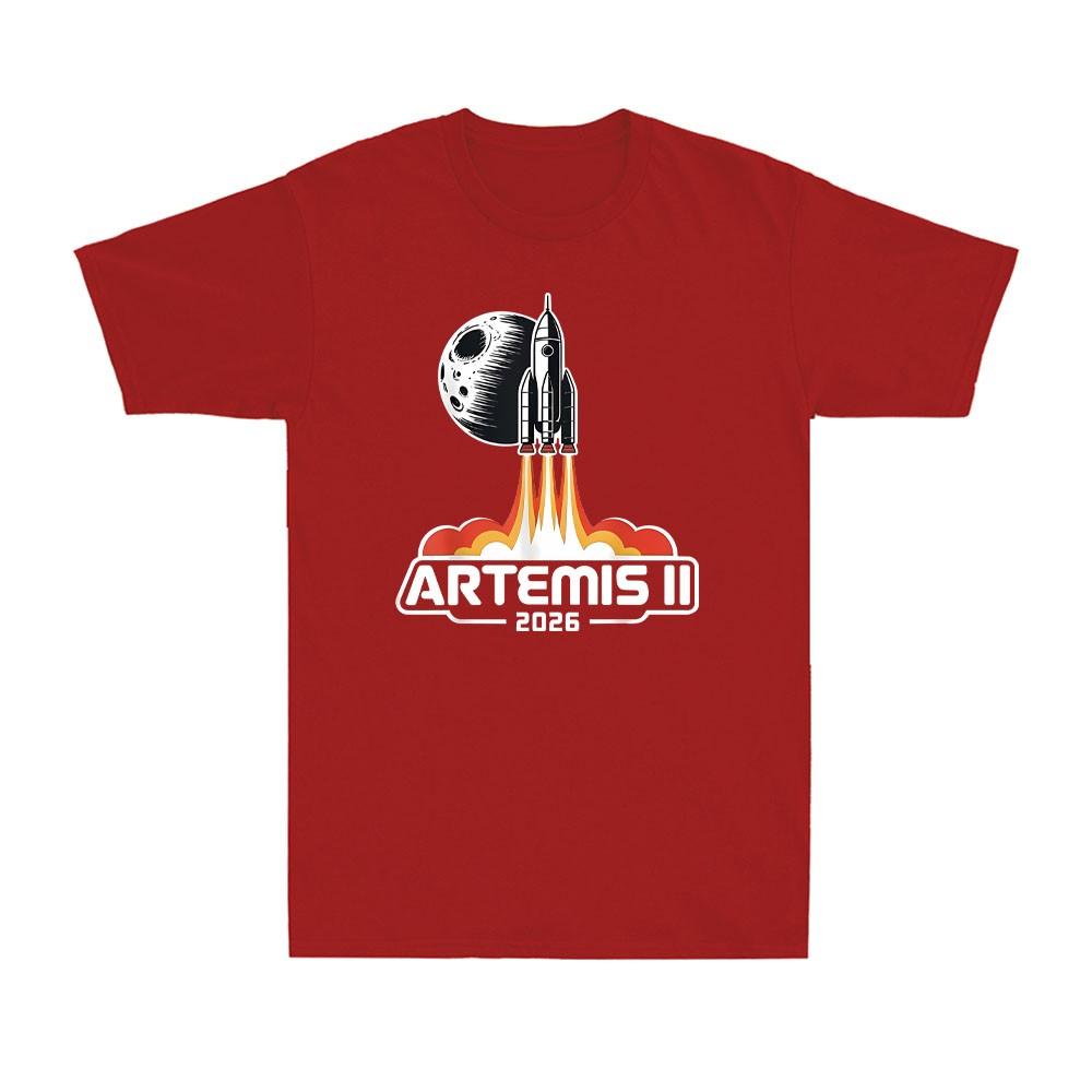 Artemis II Back to the Moon 2026 Space Unisexs TShirt