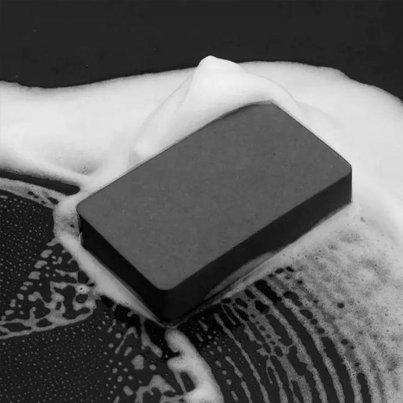 5Pcs Car Clay Bar Pad Sponge Block Cleaning Eraser Wax Polish Pad Tools Black Car Cleaning Tools Auto Detail Cleaning Care