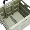 BUNDOK Box Carry Cart Foldable Load Capacity 30kg Khaki BD-318KA