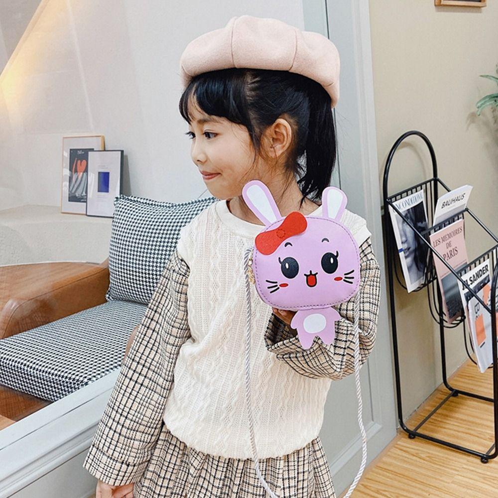 Small Shoulder Bag PU Leather Coin Purse Cute Handbag  Kids Girls