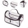 Прозрачная косметичка-органайзер с ручкой-ремнем, компактная, из ПВХ, для путешествий