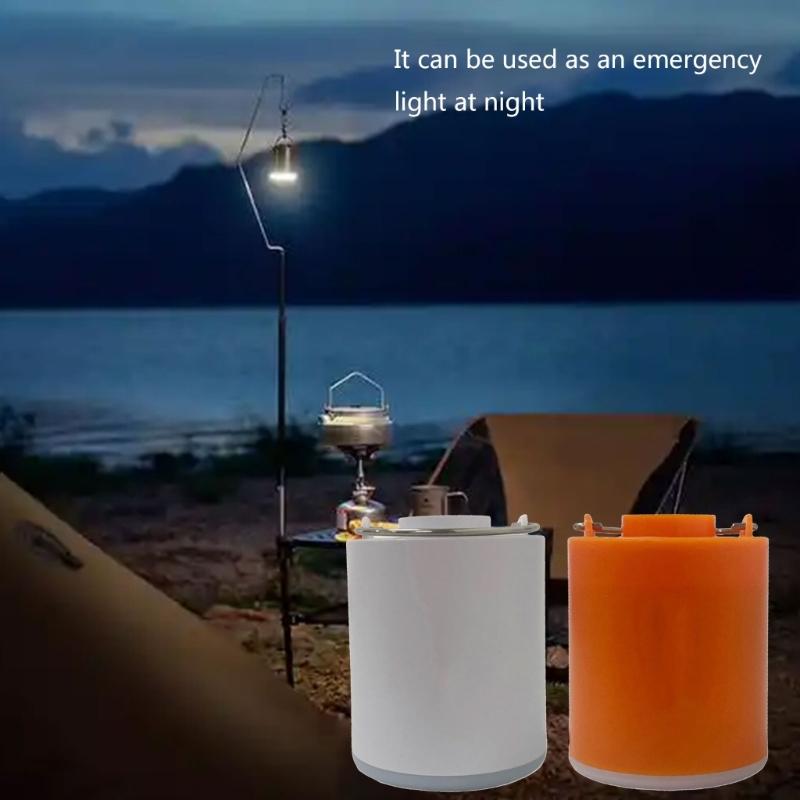 Electric Air Compressor With Integrated LED Camping Flashlight For Outdoor Gear Inflation And Nighttime Lighting