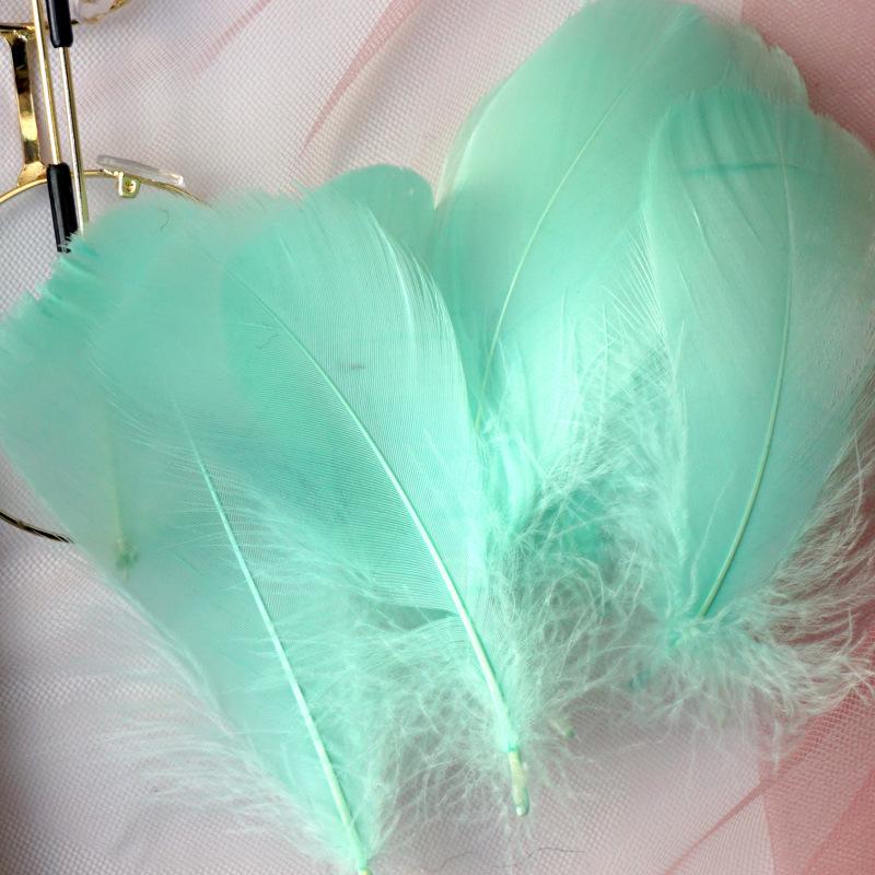 Natural Goose Feathers Plumes 4-8cm 8-12cm Swan Feather Plume for Home Decoration Craft DIY Wedding Jewelry Accessories 100pc