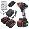 188V Brushless Cordless Electric Wrench Impact Socket Wrench 15000mAh Li-ion Battery Hand Drill Installation Power Tools