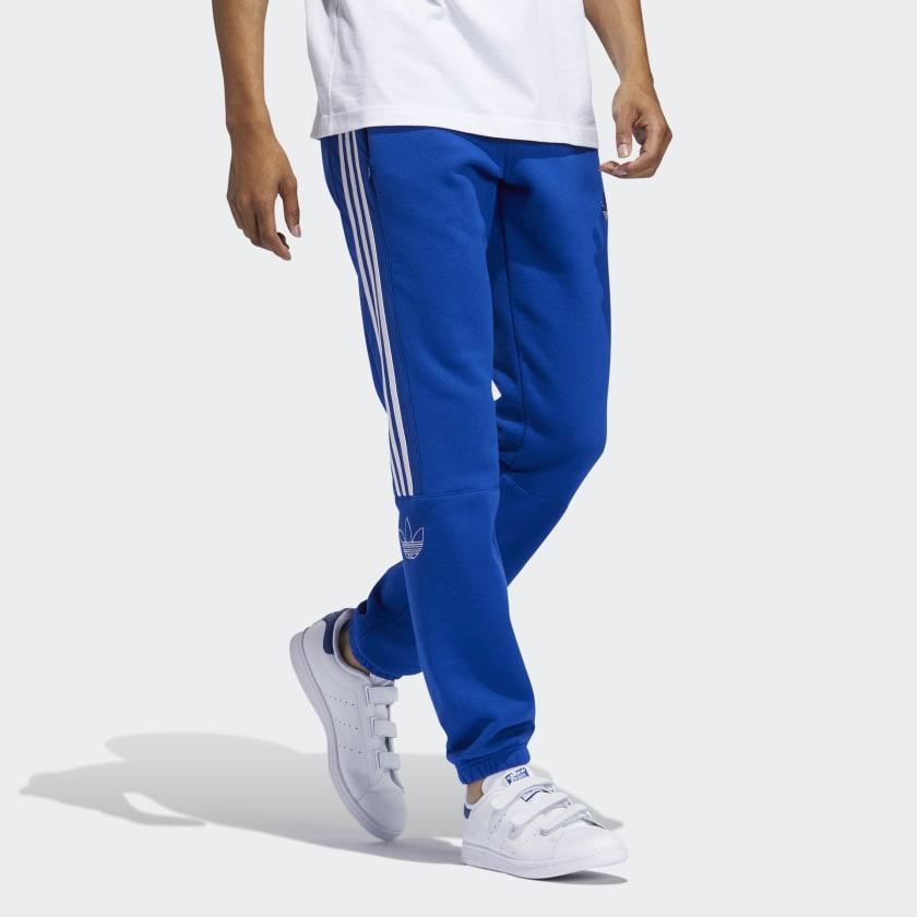 adidas Оригинальные вязаные спортивные штаны мужские синие EJ8793