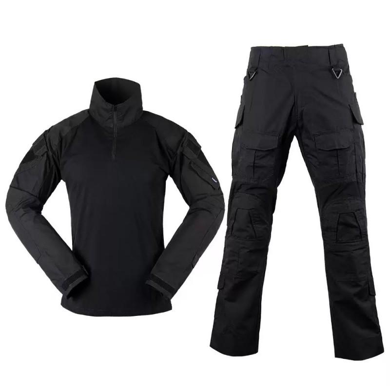 Tactical Camouflage Cycling Jersey Waterproof Scratch-resistant Breathable Outdoor Hiking Training Shirt