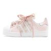 adidas Originals Superstar 2 Романтичный Подарок Низкие Повседневные Скейтбордические Кроссовки Унисекс Оранжевый Розовый IH8659(TeamS2-S-BOX)