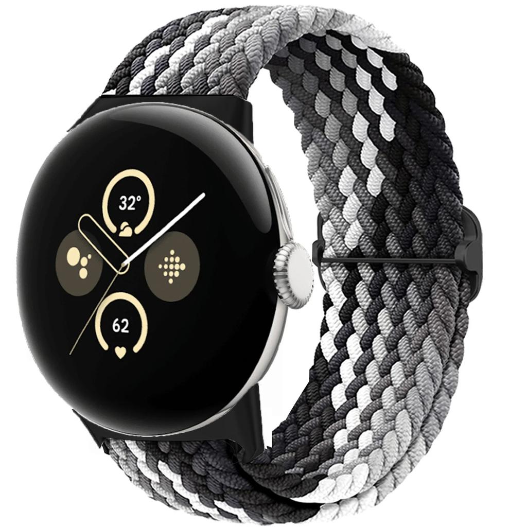 Braided Solo loop for Google pixel 3 4 2 band Accessories Smartwatch Elastic Adjustable Nylon correa bracelet Pixel Watch Strap