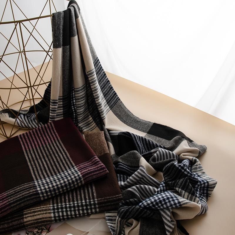 Шарф из имитации кашемира для поездок на работу, Модный шарф с темпераментом, Женский универсальный шарф, Теплая и холодостойкая шаль