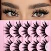 Band Extension Thick Long 3D Faux Mink Eyelashes Wispy Fluffy Thai Wet Eyelashes False Eyelashes