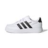 Neo Breaknet 2.0 Synthetic Leather Non-Slip Wear-Resistant Low-Top Kids Skate Shoes Kids Sneakers White Black HP8963