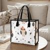 Cute Bird Pattern Tote Bag Daily Use Shopping Handbag Lightweight Casual Carry Bag for Women
