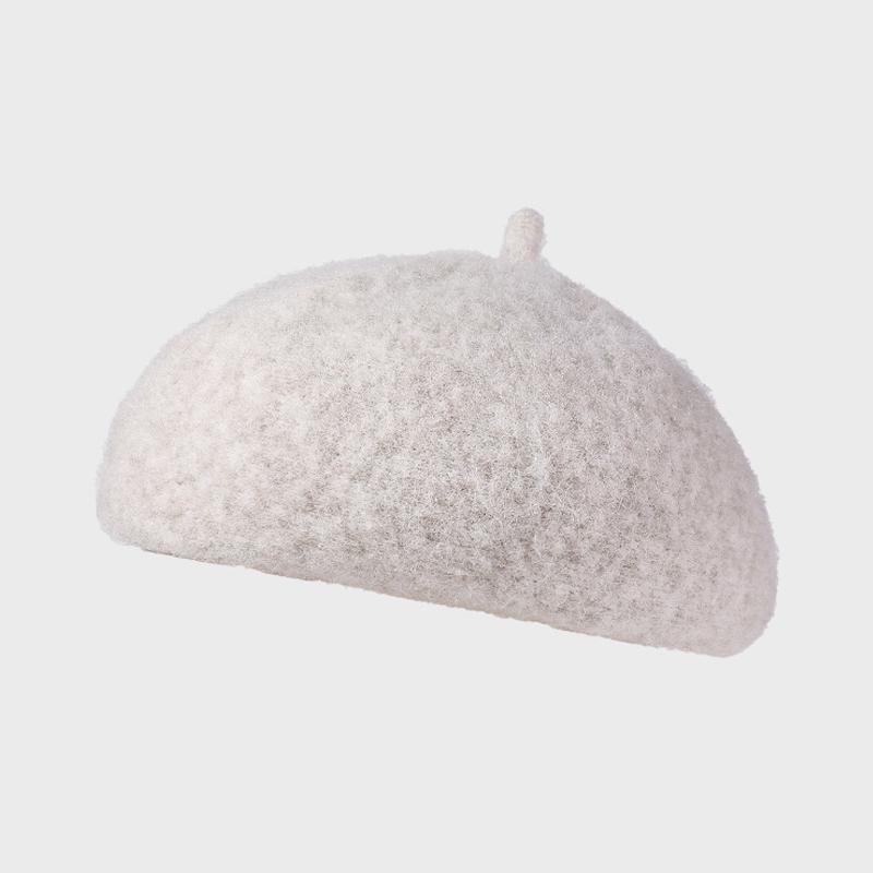 Кашетовый берет Женская осенне-зимняя теплая вязаная шапка Шапка художника