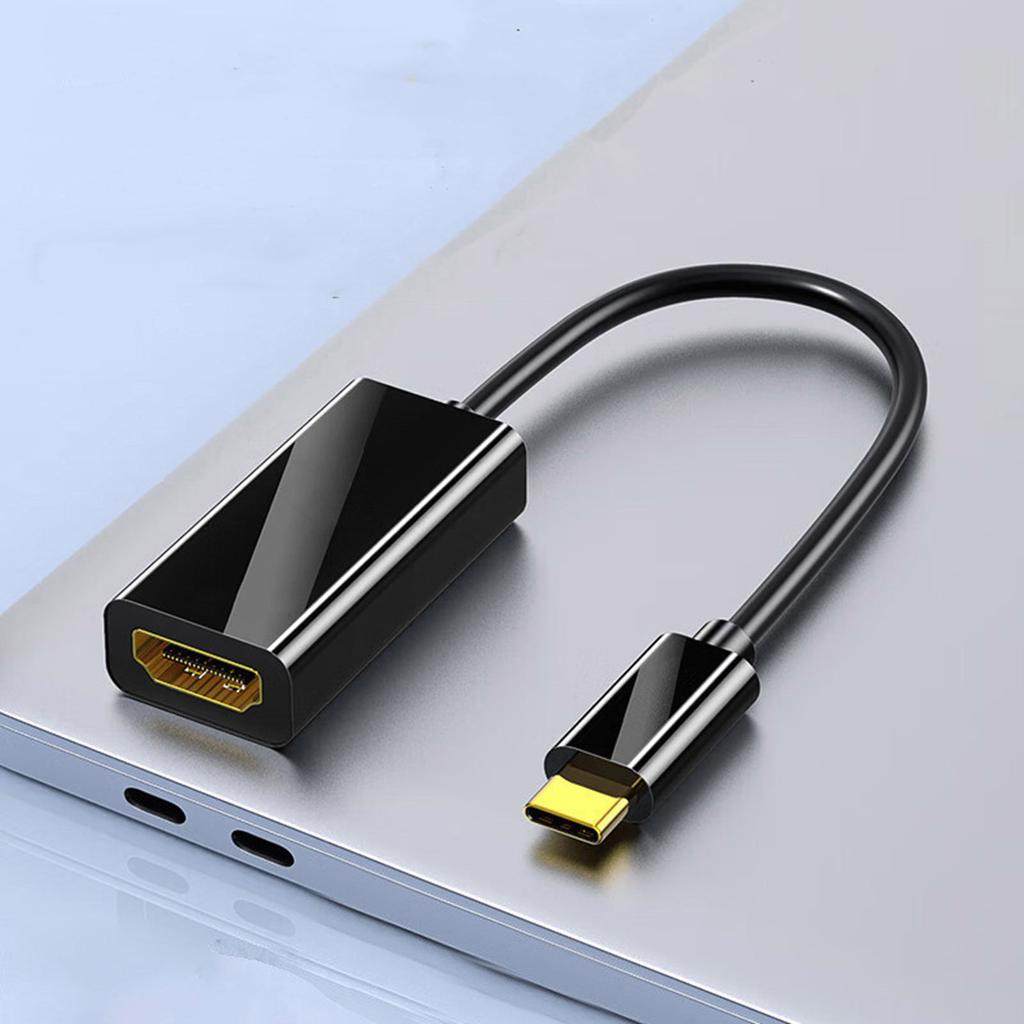 USB C To HDMI Adapter 4K Type C To HDMI Video Converter For MacBook Pro Samsung Note 9 Huawei Mate 40/50 Phone