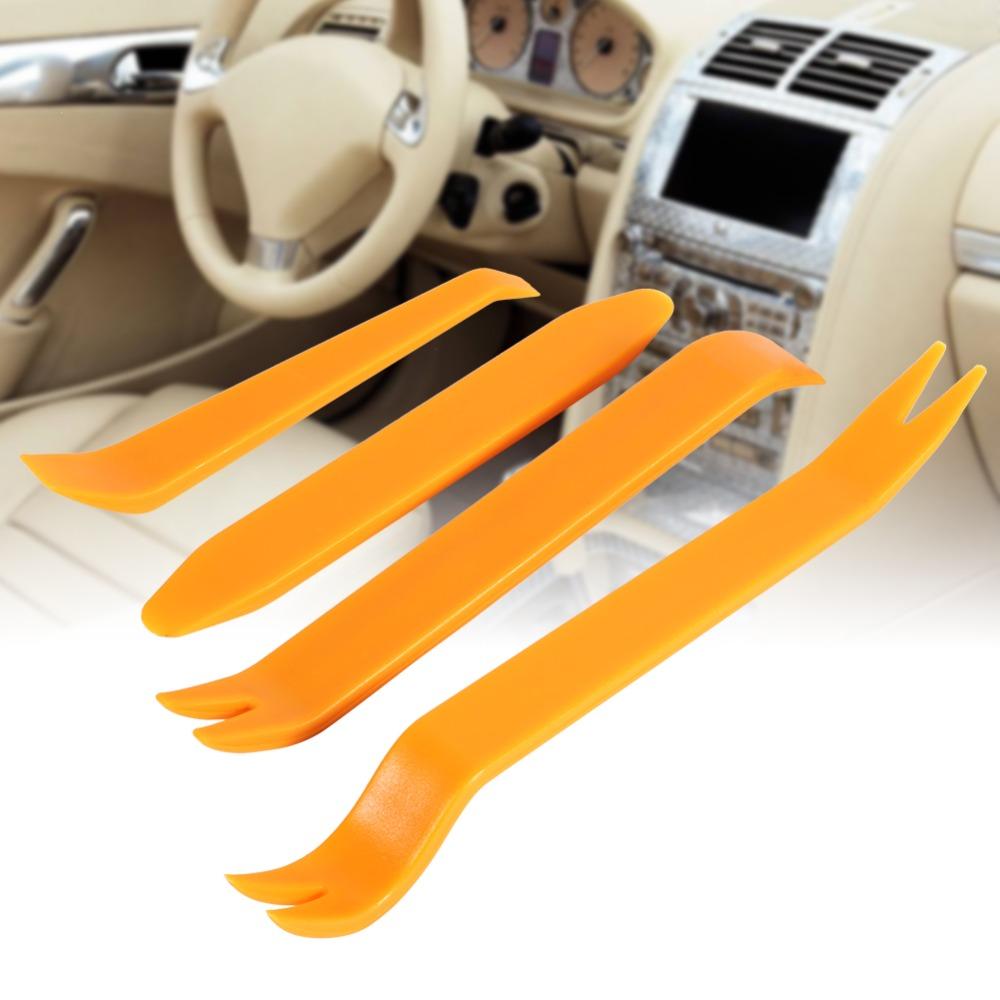4PCS Universal Car Clip Removal Tool Plastic Dashboard Removal Tool Interior Clip Removal
