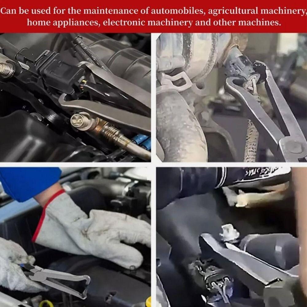 8" Electrical Disconnect Pliers 60-Degree Connector Separator Fuel Line Separator For Automotive