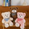 Cute Cartoon Bear Plush Doll Toy Doll Children's Gift Girl Pillow Teddy Bear Scarf Bear