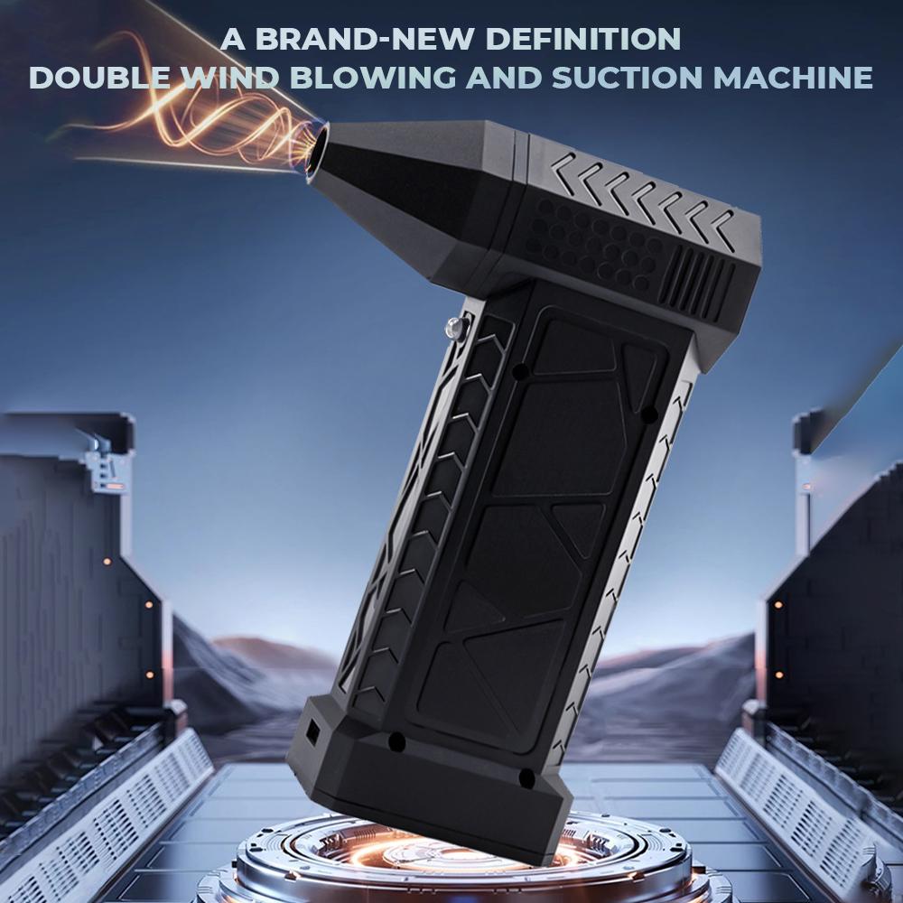 Турбовентилятор 990000 об/мин Мощный воздуходув Турбо-реактивный вентилятор Портативный пылевой вентилятор Электрическая сушка Бесщеточный реактивный воздуходув Уличный Домашний Уборка