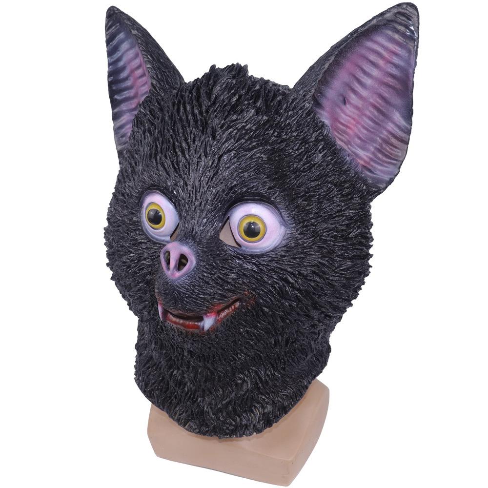 Halloween Horror Vampire Bat Mask, Scary Prank Props, Latex Animal Mask, Bat Monster Headgear