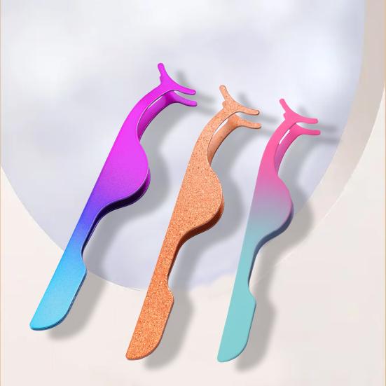 Профессиональный пинцет для накладных ресниц, многофункциональные эластичные косметические инструменты