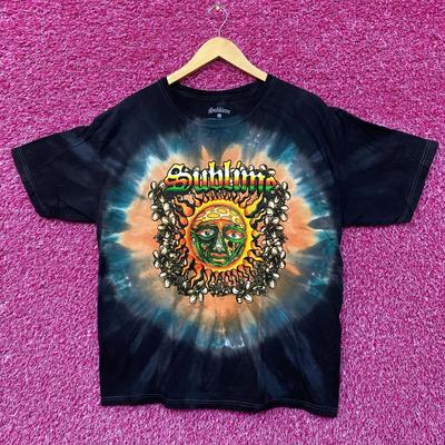 Потрясающая футболка с tie-dye в стиле ска-рэп, размер L