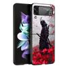 Японский Бусидо Самурай Чехол для Телефона Для Samsung Galaxy Z Flip3 Flip4 Flip5 Чехол-Оболочка Для Z Flip 3 4 5 6 7 Жесткая Складная Крышка