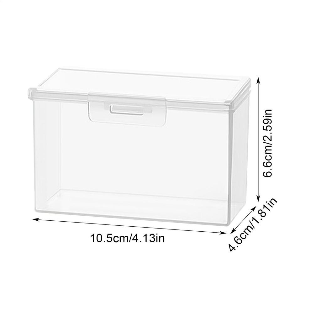 Portable Travel Medicine Box Cotton Swab Holder Case Detal Floss Jewelry Organizer Dust-proof Container Accessories