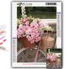 5D Diy Diamond Painting Pink Roses Cross Stitch Full Diamond Embroidery Mosaic