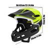 Велосипедный шлем Full Face Защита головы для велоспорта Амортизация ударов Велосипедный шлем для велосипеда Мотокросса Мотоцикла Скутера