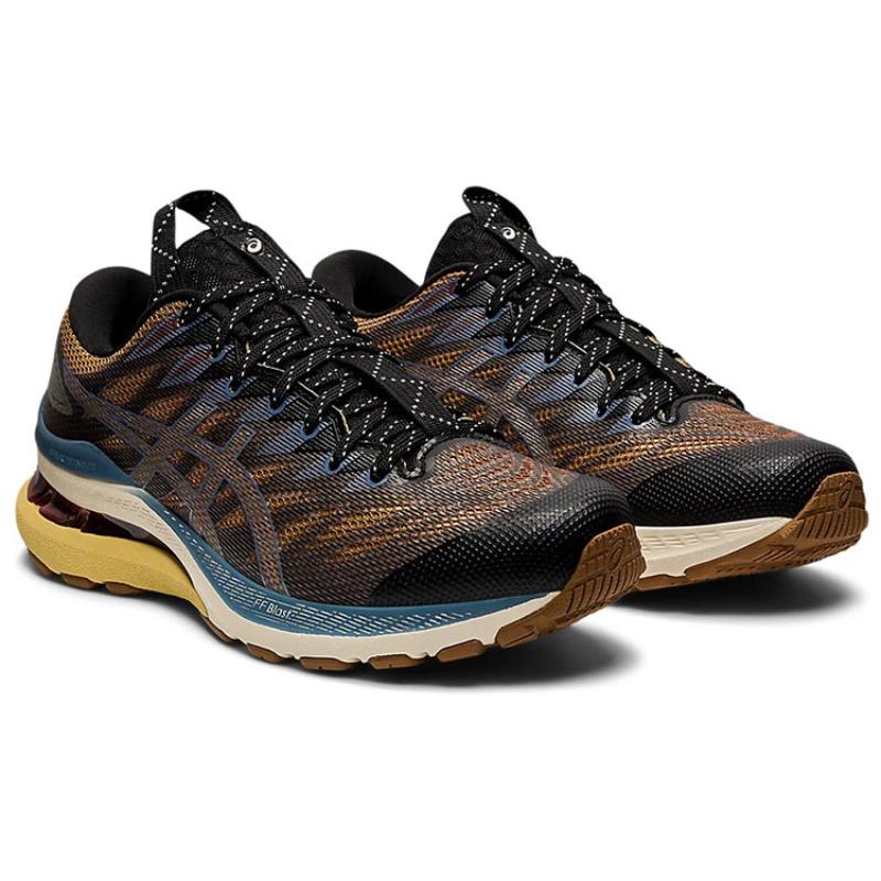 Asics Женские кроссовки Gel Kayano 28 Антрацитовый Античное золото 1202A261-001