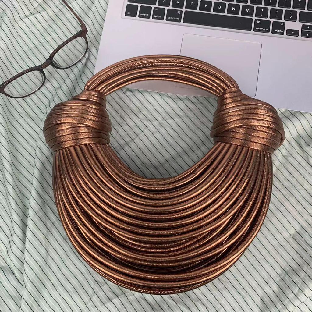 Сумка-переноска из ниши европейского и американского дизайна с текстурой - уникальная женская сумка