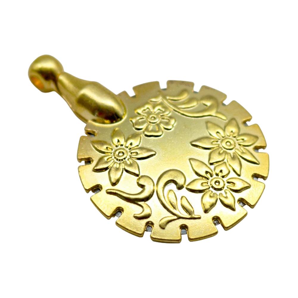 Cross Stitch Bronze Thread Cutter Pendant Yarn Cutter Pendant Retro Thread Breaker Slice for DIY Sewing Tools