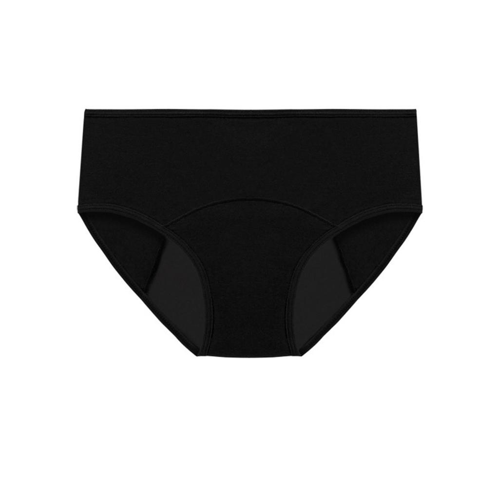 Women's Absorbent Period Underwear Leak Proof Menstrual Briefs Comfortable Breathable Cotton Fabric Soft Fit