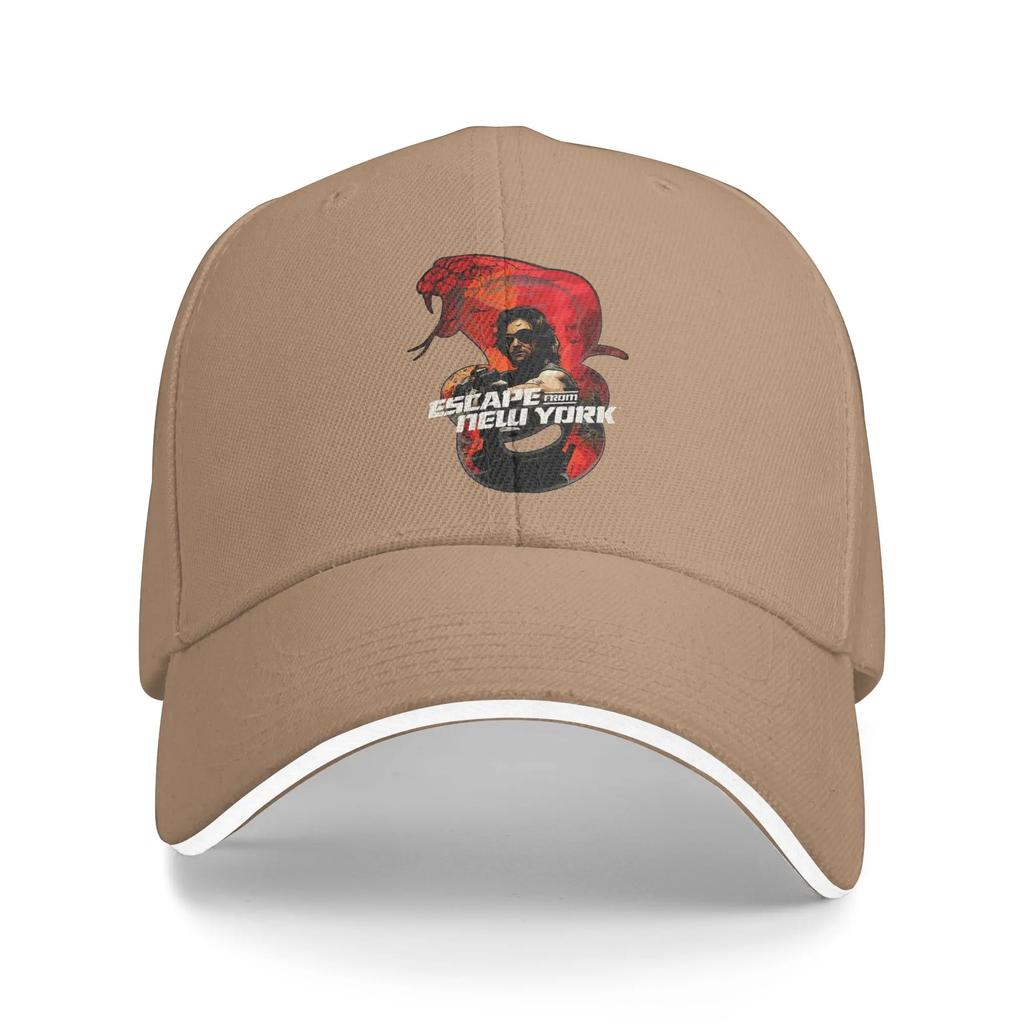 Escape From New York Snake Plissken Caps For Men Women Trendy Baseball Cap Trucker Hat Daily Headewear Adjustable