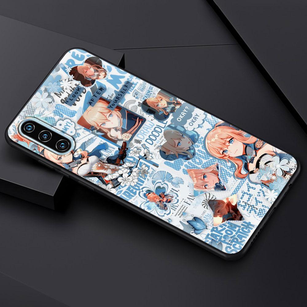 Чехол для телефона Genshin Impact для Huawei P30 Lite P50 Pro P20 P40 Lite E P Smart Z 2021 Y6 Y7 Y9 2019 Y6p Y9s Y7a Силиконовый чехол