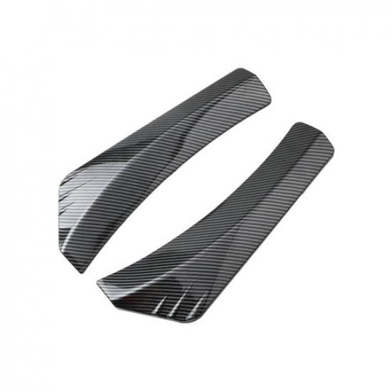 Bumper Lip Diffuser Splitter Canard Black Protector With Screws Car Accessories