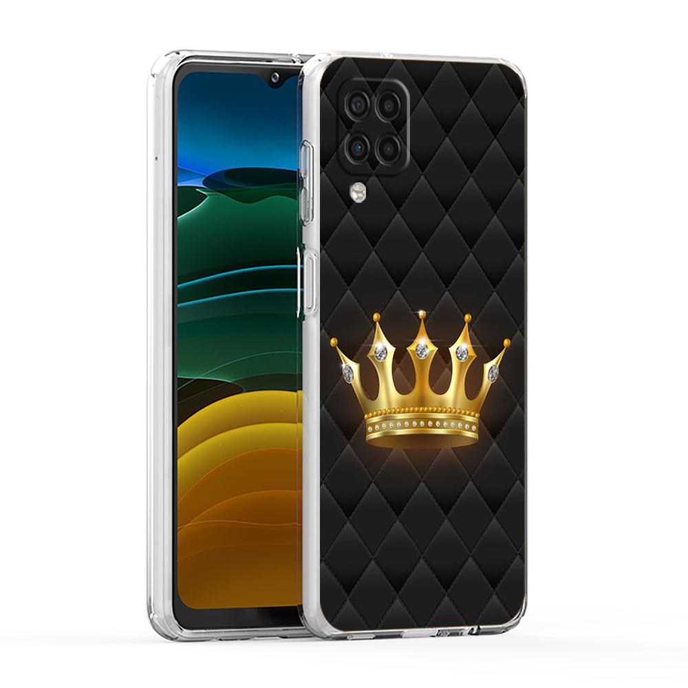 Чехол-корона с бриллиантами для Samsung Galaxy A13 A22 A32 A52 A72 A51 A71 A11 A31 A41 A33 A53 A73 5G Прозрачный силиконовый чехол Сумка Capa
