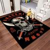 Skull Pirate Design Carpet suitable as a non-slip mat for the living room or bedroom sofa