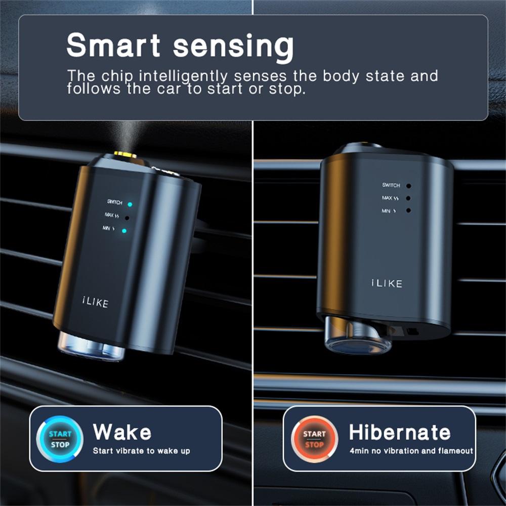 Автомобильный электрический диффузор воздуха, парфюмерный освежитель воздуха, машина для ароматерапии, интеллектуальный индукционный старт-стоп, высококачественная ароматерапия