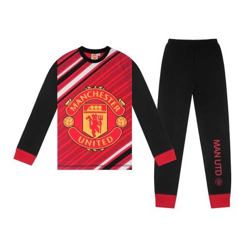 Manchester United FC Boys Matheus Cunha 10 Long Pyjama Set
