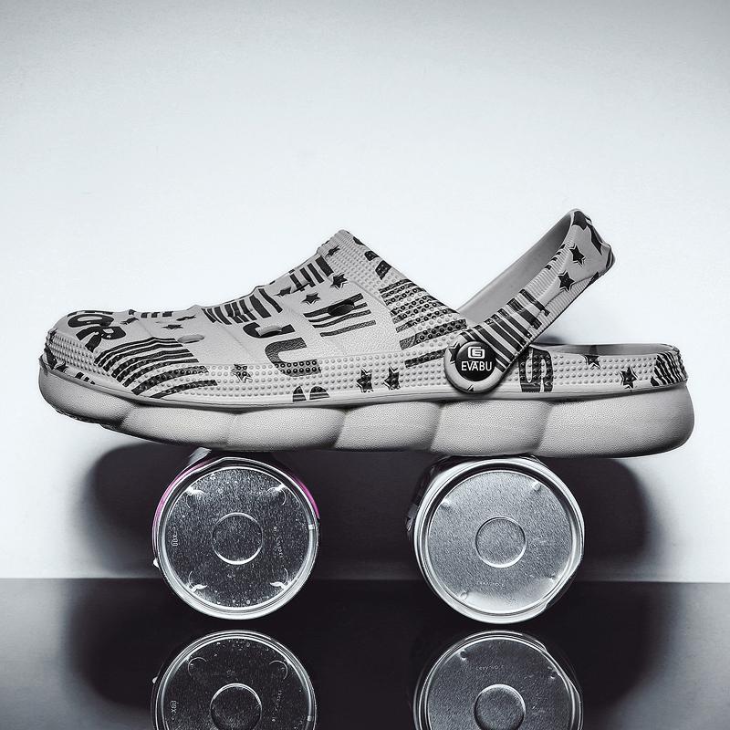 Мужские повседневные летние сандалии, садовые сабо из ЭВА, сандалии, мягкая больничная обувь с эффектом памяти, мужские пляжные водные тапочки без шнуровки, Zapatos Hombre