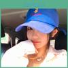 Chic Bear Blue Embroidered Baseball Hat For Women Ideal Spring Casual Fashion