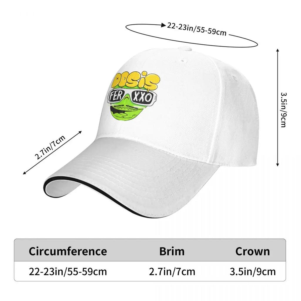 Бейсболка Feid Dosis Fashion Rapper Ferxxo 2024 Tour Sandwich Hat Unisex Breathable Sun Hat Running Golf