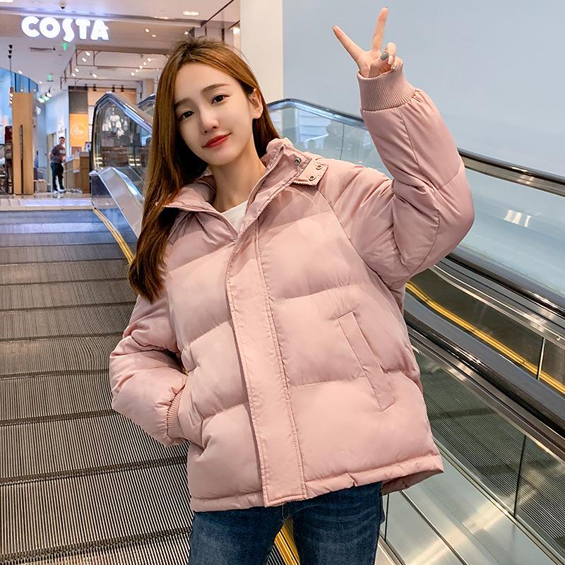 Winter Cotton Clothes Women's Short Loose Cotton Coat Bread Clothes Plus Size Jacket