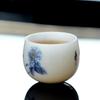 MULTIPOTENT Huang Xudong Master's Work Tea Cup, Ice Crystal Jade, Auspicious Reunion Zen Heart Cup, Single Cup