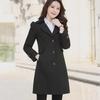 Women's Mid-Length Trench Coat, 2023 Korean Style, Slim Fit, Sizes 25-45, Suitable for Spring & Autumn.
