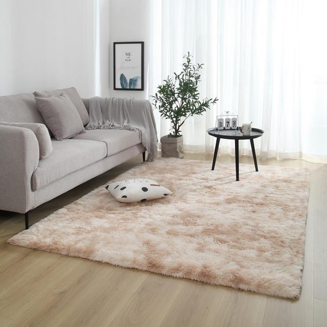 For Bedroom Living Room Home Carpet Nordic Fluffy Plush Children 'S Room Decor Non Slip Mats Lounge Porch Table Coffee Large Rugs